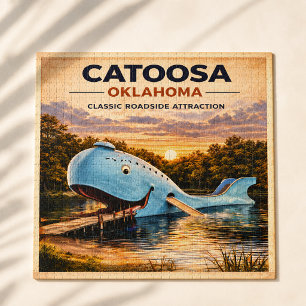 Blue Whale Route 66 Roadside Adventure Jigsaw Puzzle