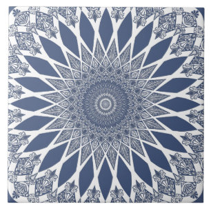Blue Whale Shark Tristyns Mandala Tile