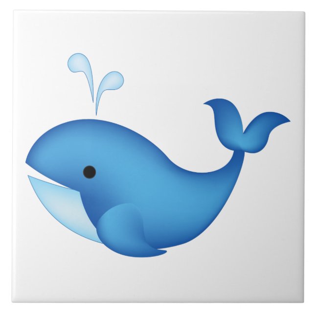 Blue whale tile (Front)