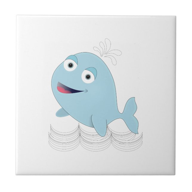 Blue Whale Tile (Front)