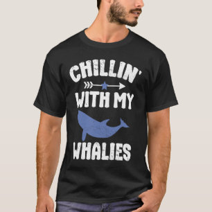 Blue whale watching cetacean 1 T-Shirt