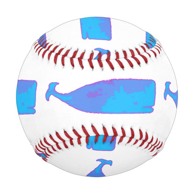 blue whales customized Thunder_Cove any colour Baseball (Front)