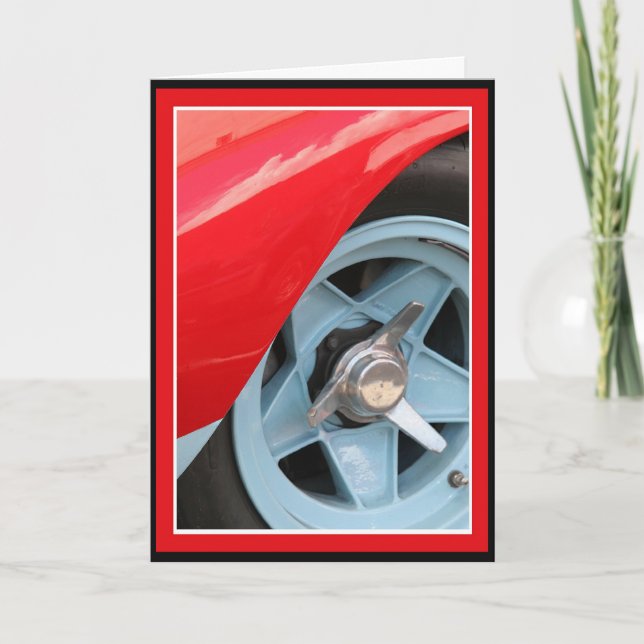 Blue Wheel and Knockoff Card (Front)