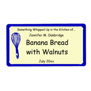 Blue Whisk Personalized Homemade Food