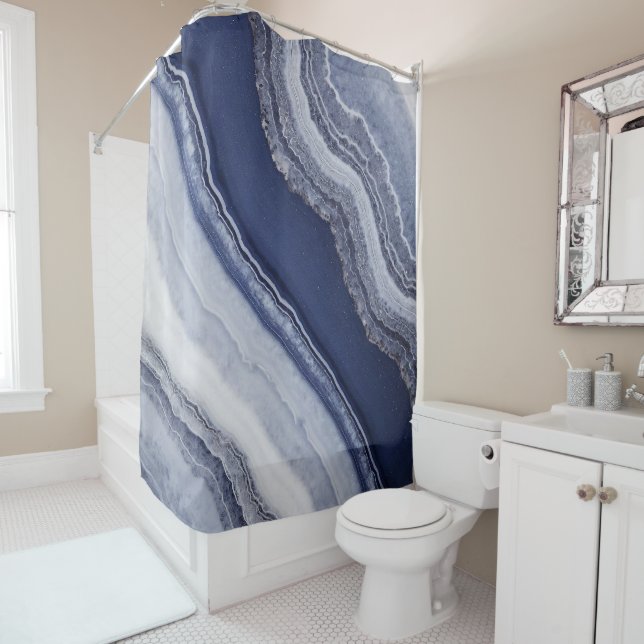 Blue White Agate Marble (In Situ)