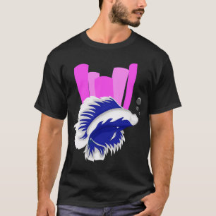blue white authentic fish T-Shirt