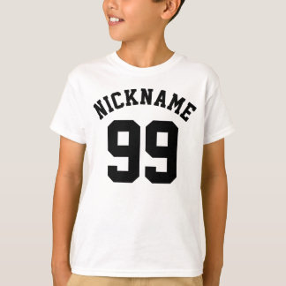 Blue White & Black Kids | Sports Jersey Design T-Shirt
