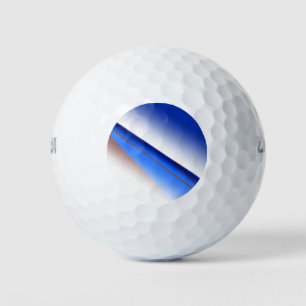 Blue white brown simple pattern custom colourful t golf balls