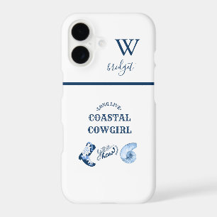 blue & white coastal cowgirl