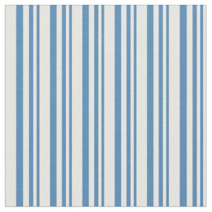 Blue & White Coloured Pattern Fabric