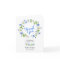 Blue White Country Daisy Photo Wedding Thank You