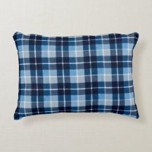 Blue White Cozy Plaid Flannel