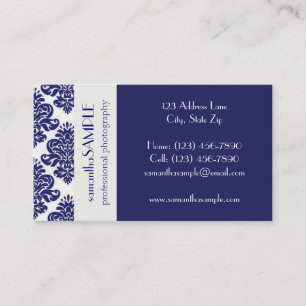 Blue & White Delight Business Card