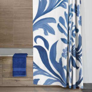 Blue & White Floral Design   Chinoiserie Pattern