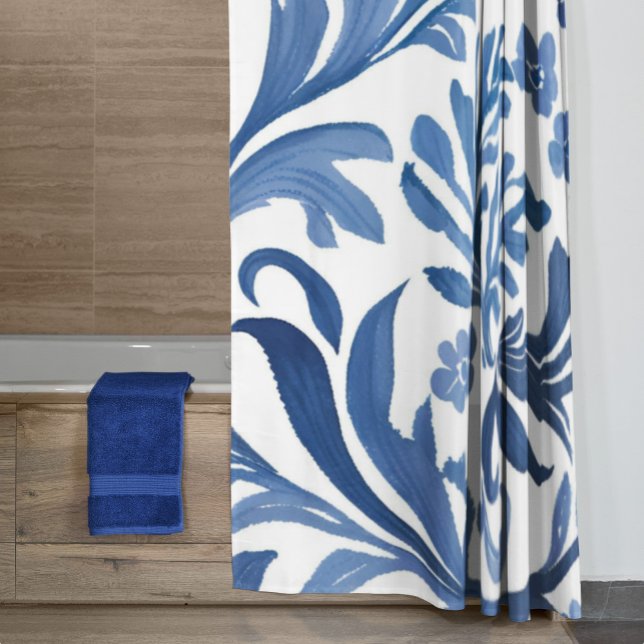 Blue & White Floral Design | Chinoiserie Pattern (Creator Uploaded)