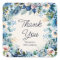 Blue White Floral Women's Birthday Thank You