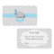 Blue White Grey Elephant Baby Shower Diaper Raffle