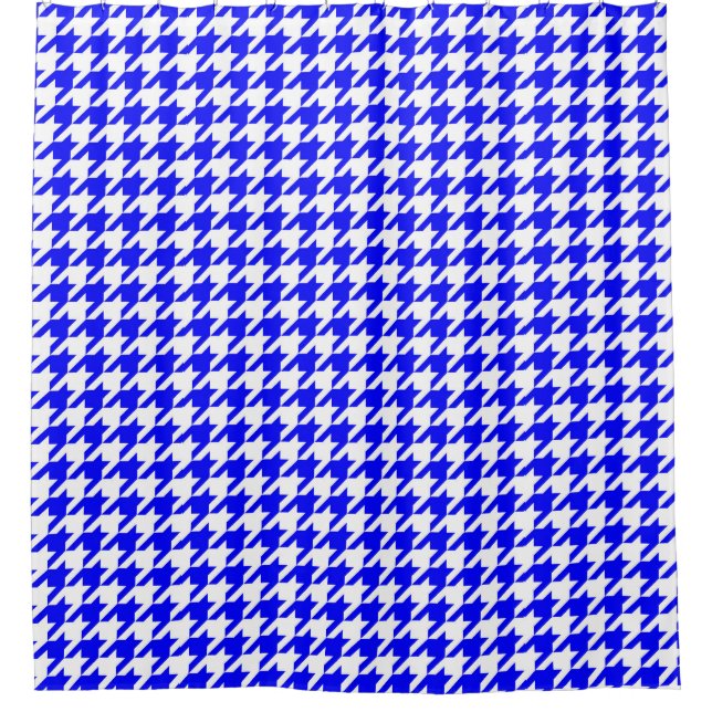 Blue White Houndstooth Check (Front)