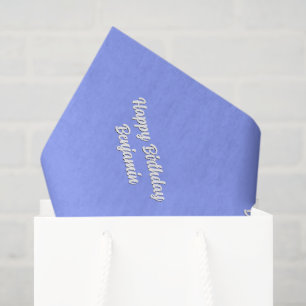 Blue White Matching Tissue Paper