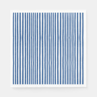 Blue & White Nautical stripes  Napkin
