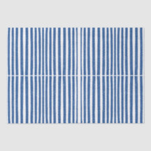 Blue & White Nautical stripes