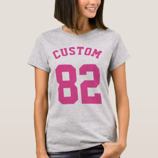 Blue White & Pink Baby | Sports Jersey Design T-Shirt