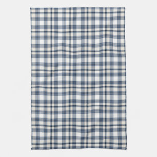 Blue White Plaid 1 Kitchen Towel