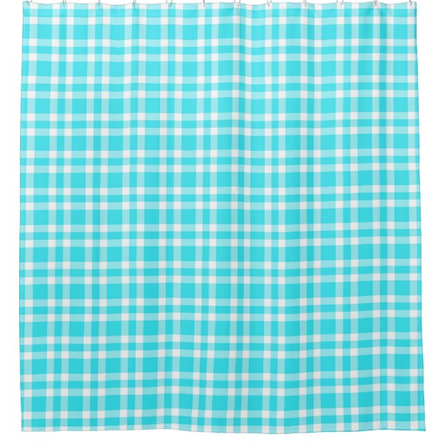Blue White Plaid Pattern (Front)