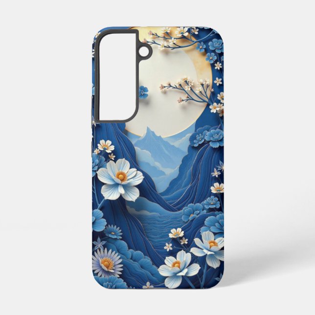 Blue & White Porcelain Phone Case – Traditional Ch (Back)