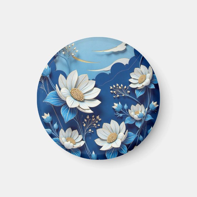 Blue & White Porcelain Phone Case – Traditional Ch Magnet (Front)