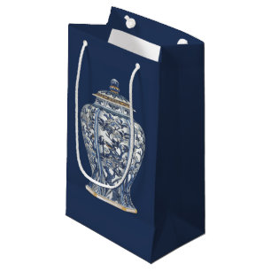 Blue & White Porcelain Vase by Vision Studio Small Gift Bag