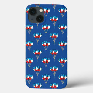 Blue White Red Patriotic Balloons iPhone 13 Case