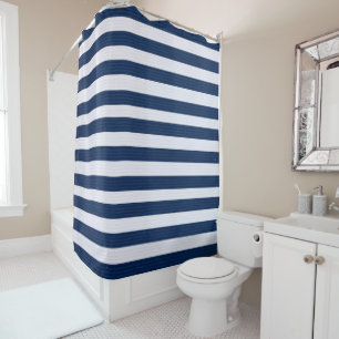 Blue & White Ribbed Stripes