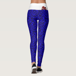 Blue & White Royal Pain Leggings