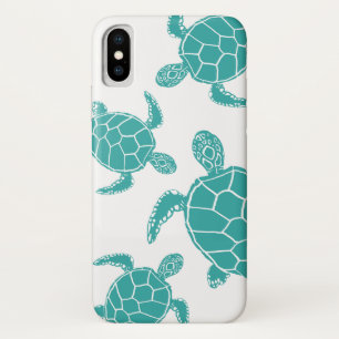 Blue White Sea Turtles Case-Mate iPhone Case