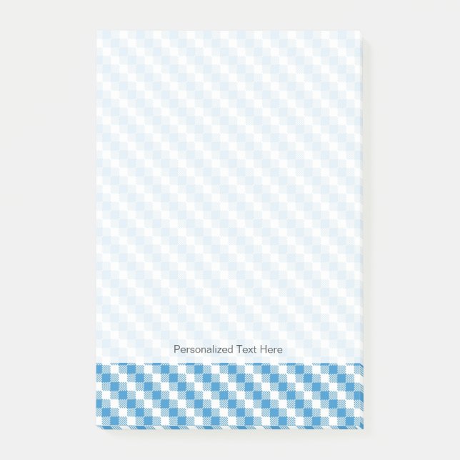 Blue-white squares background post-it notes (Front)