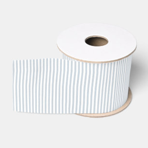 Blue white stripe cute preppy seersucker effect grosgrain ribbon