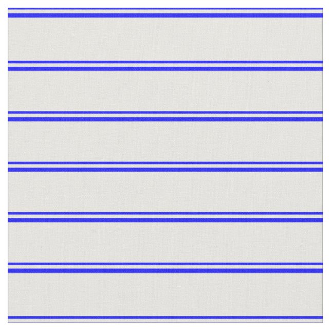 Blue & White Striped/Lined Pattern Fabric (Close Up)