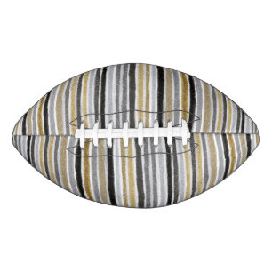 Blue White Stripes Football