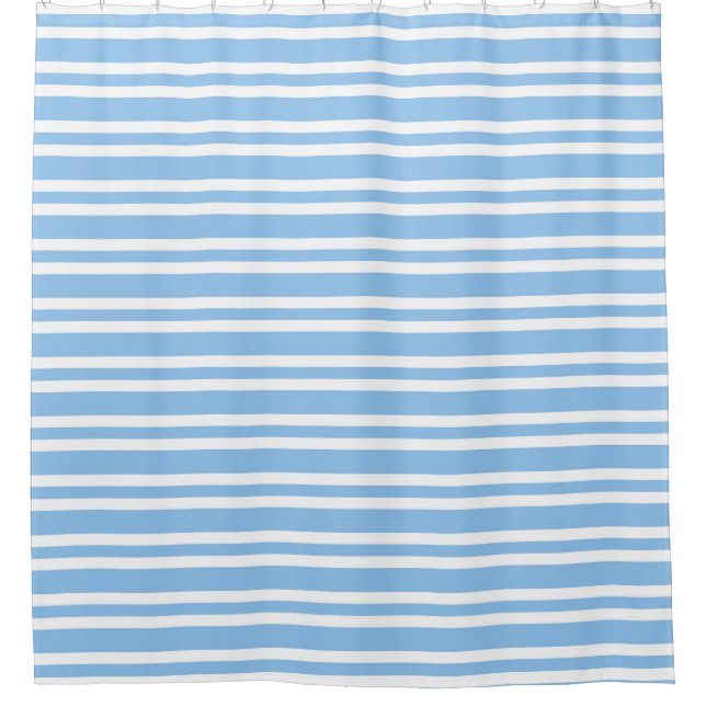 Blue White Stripes Pattern (Front)