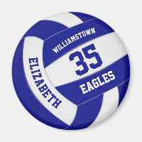 blue white volleyball team name girls boys