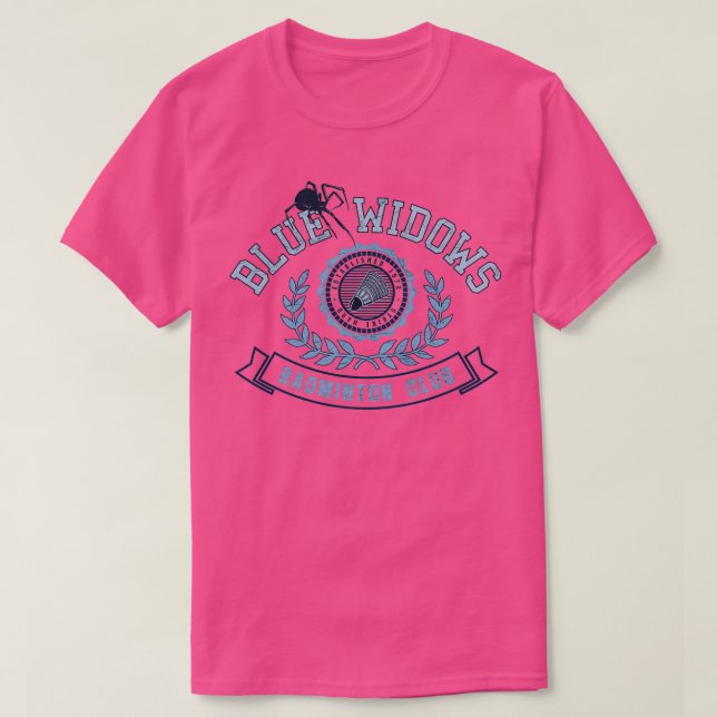 Blue Widows T T-Shirt (Design Front)
