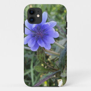 Blue wild flower iPhone 11 case