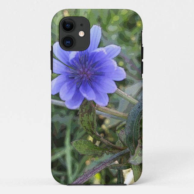 Blue wild flower Case-Mate iPhone case (Back)