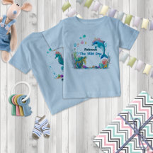 Blue Wild One, Oceanic Adventure party T-Shirt