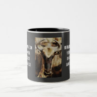 Blue Wildebeest / Gnu funny humoros coffee mugs