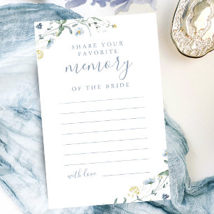 Blue Wildflower share a memory bridal shower