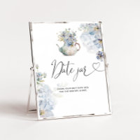 Blue Wildflowers bridal date night ideas Date jar