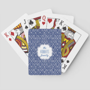 Blue William Morris Art Playing Cards
