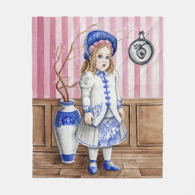 Blue Willow Bebe Bru Blanket (Front)